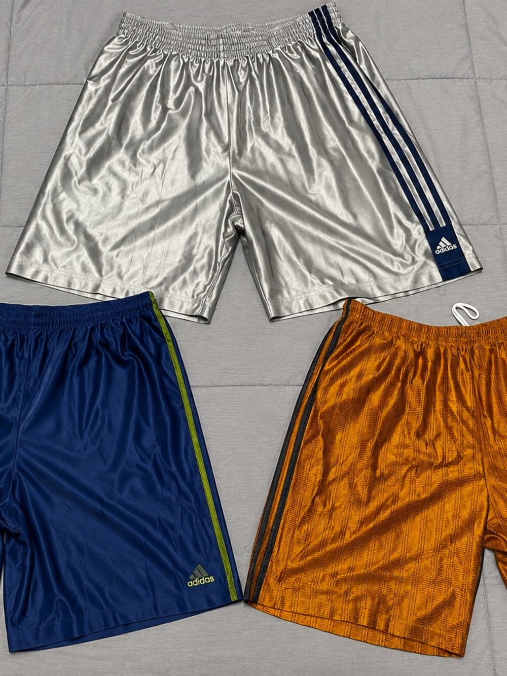 Adidas Athletic Basketball Shorts 3 Pair Lot Men’s  XXL